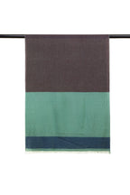 Block Stripe Yarn Dyed Cashmere Scarf For Women