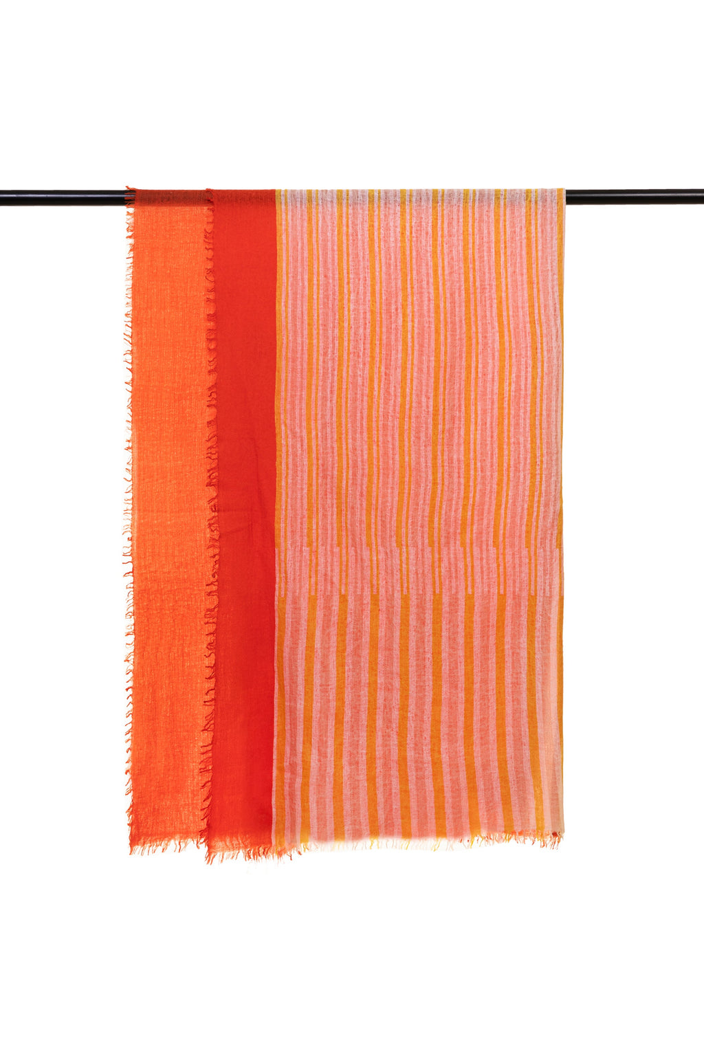 Printed Double Layered Baby Wool Scarf