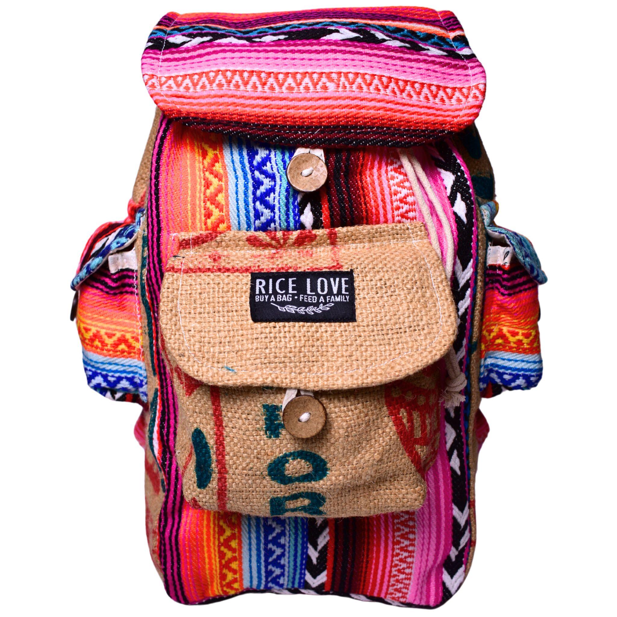 Mini Recycled Travel Backpack Ravi
