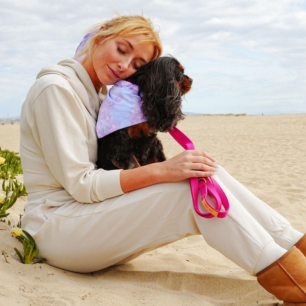 Malibu Sunset Sustainable Hemp Cotton Adjustable Dog Leash – Durable & Soft