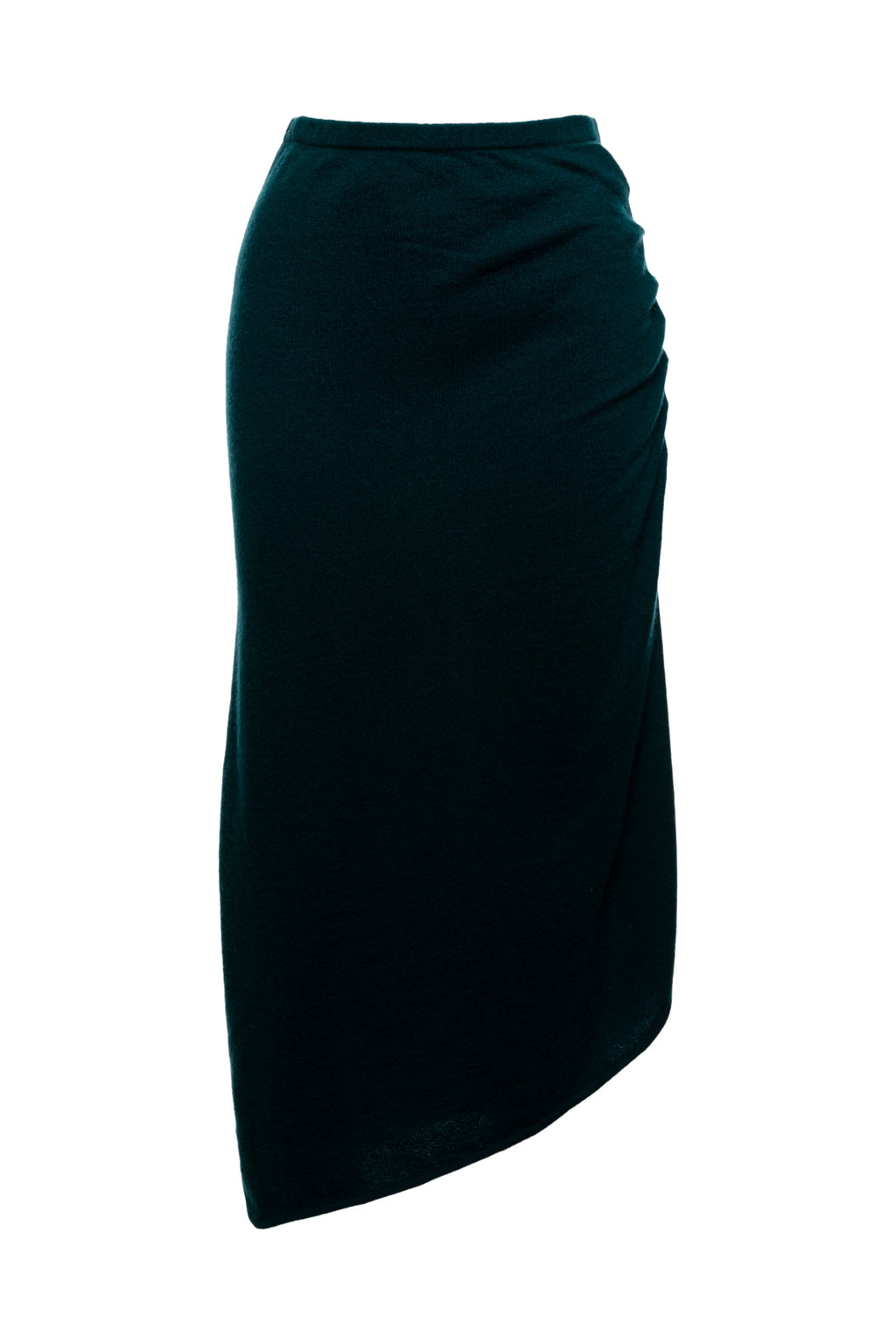 Agate Cashmere Asymmetric Midi Skirt - The Peony Haus