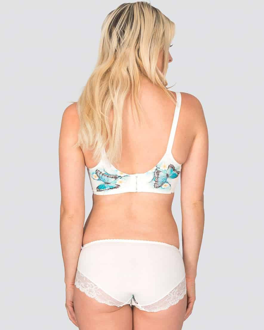 Morpho - Bendable Wire Silk & Organic Cotton Bra - The Peony Haus