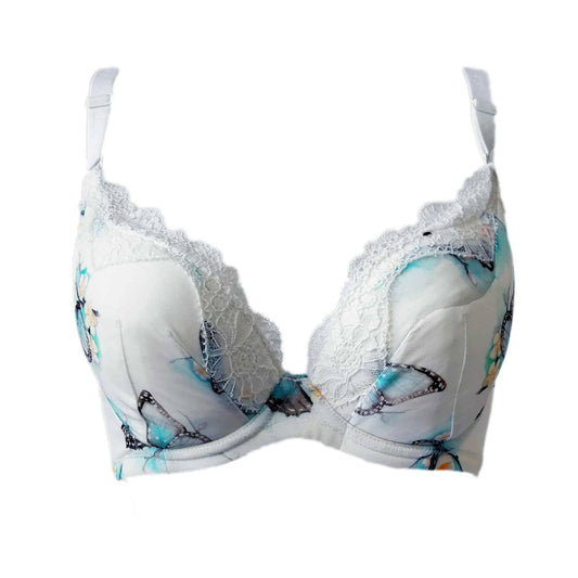 Morpho - Bendable Wire Silk & Organic Cotton Bra - The Peony Haus