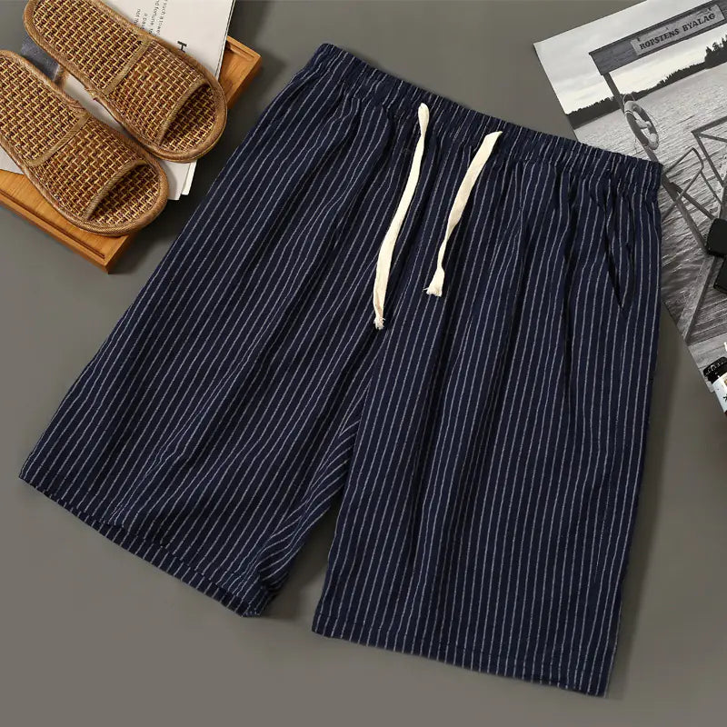 Men's Casual Cotton Linen Shorts