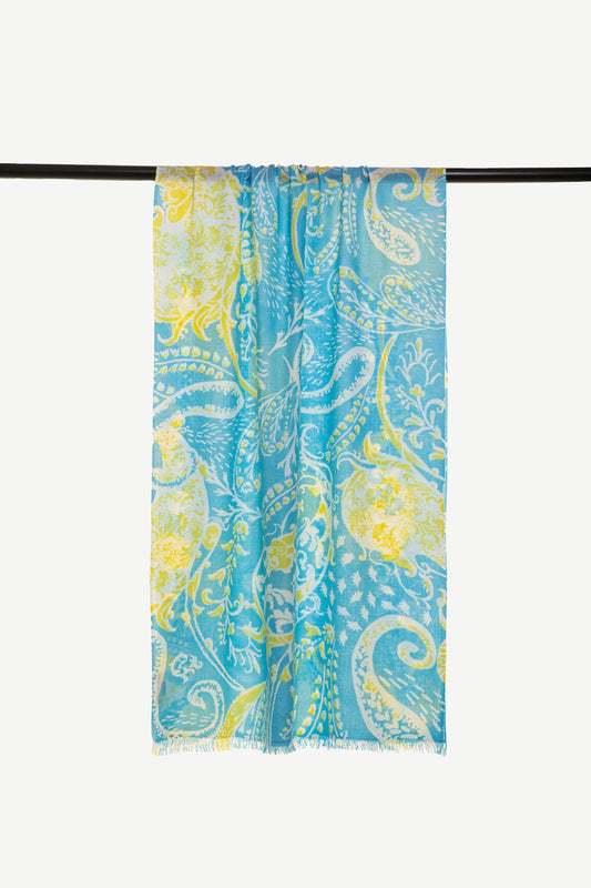 Multicolour Paisley Spring Summer Scarf