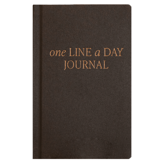 One Line A Day Fabric Journal - The Peony Haus
