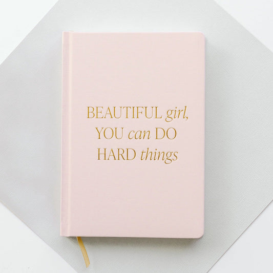 Beautiful Girl Fabric Journal - The Peony Haus
