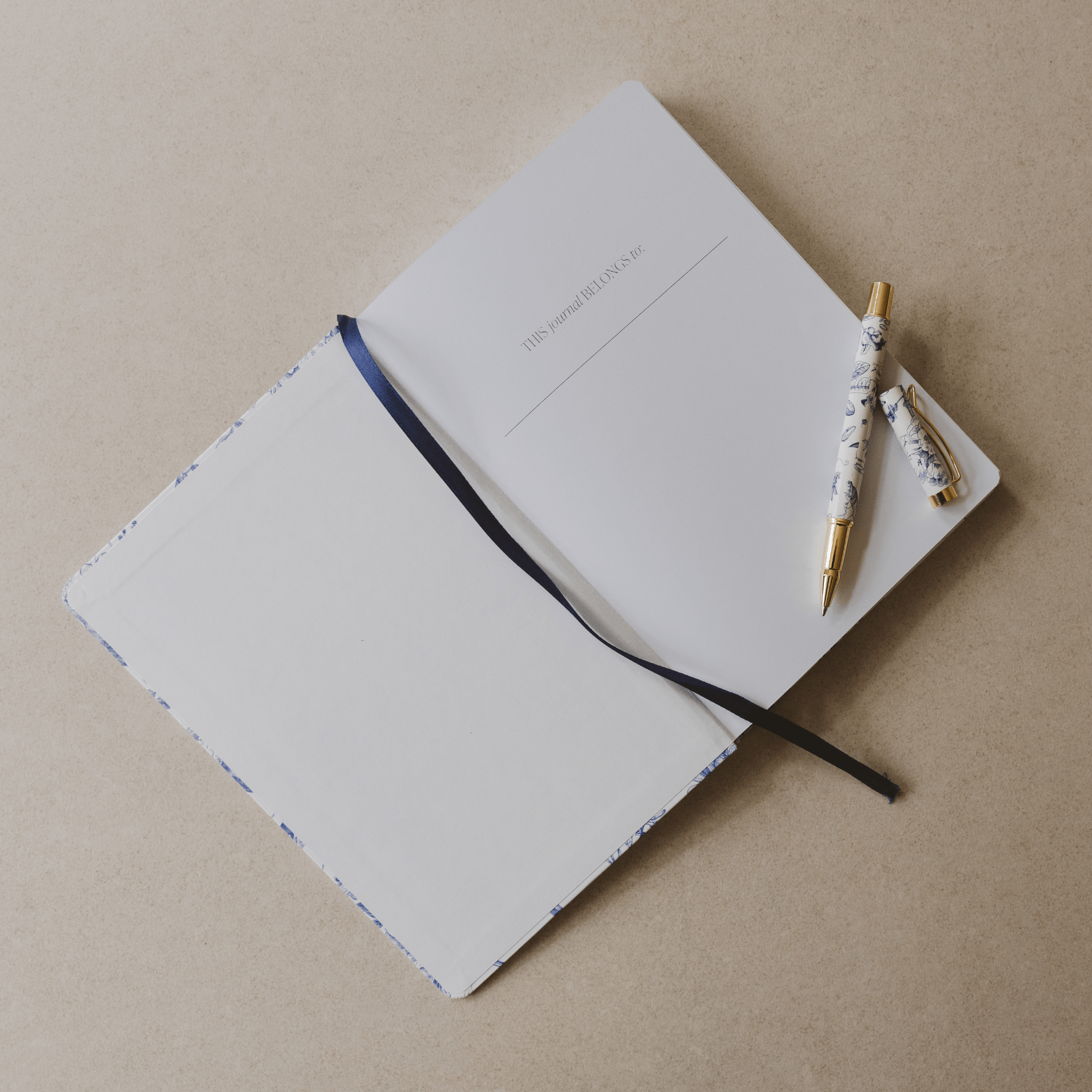 Blue Delft Notes Journal - The Peony Haus