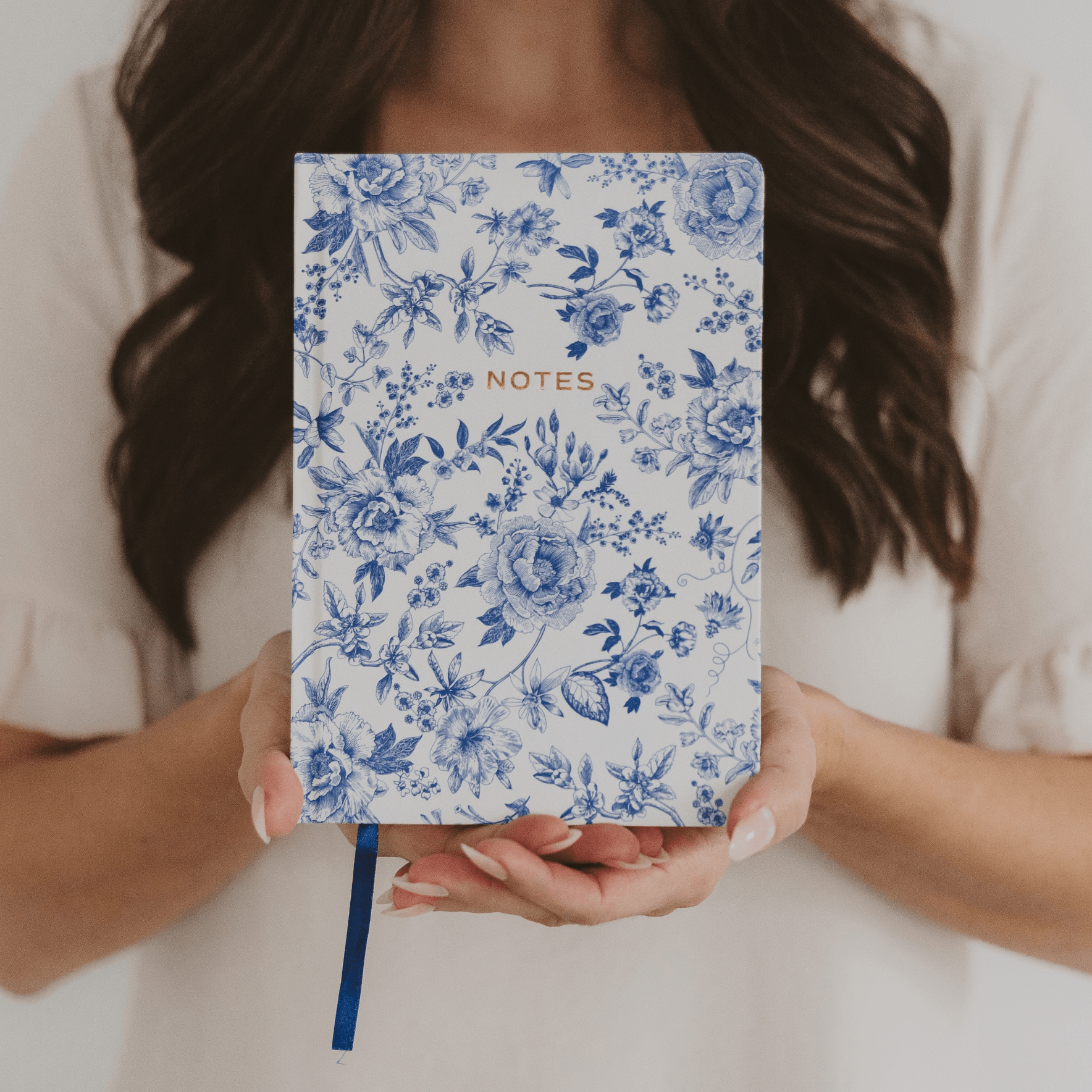 Blue Delft Notes Journal - The Peony Haus