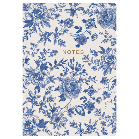 Blue Delft Notes Journal - The Peony Haus