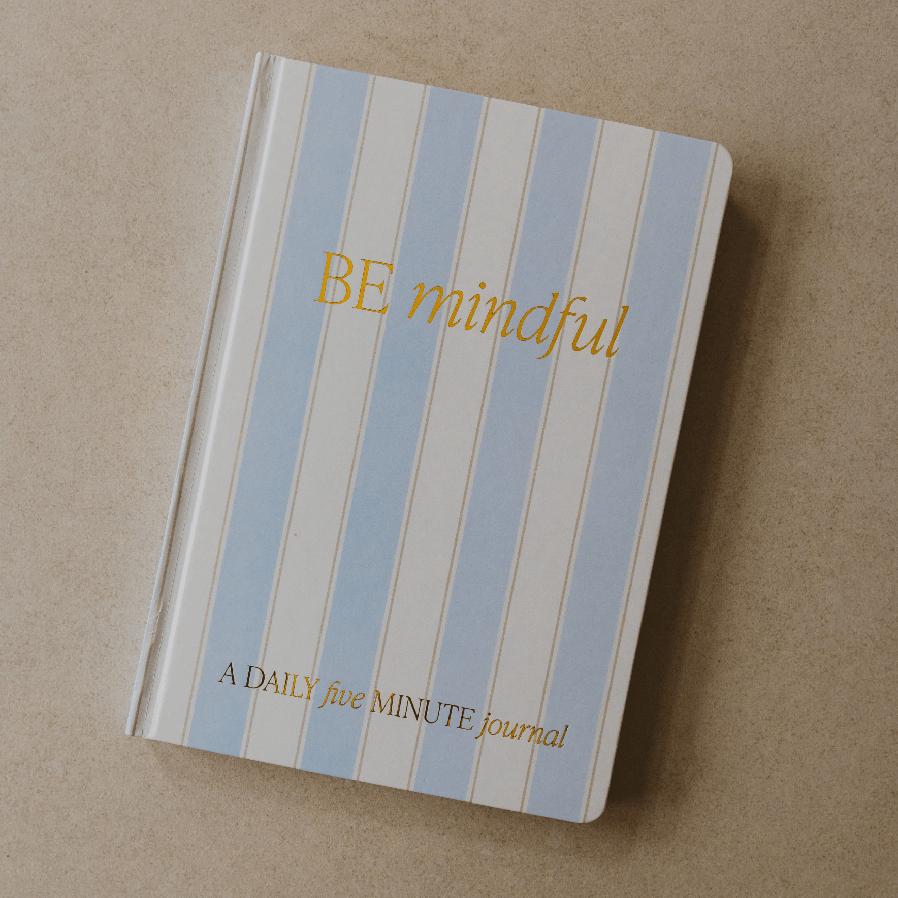 Be Mindful Striped Journal - The Peony Haus