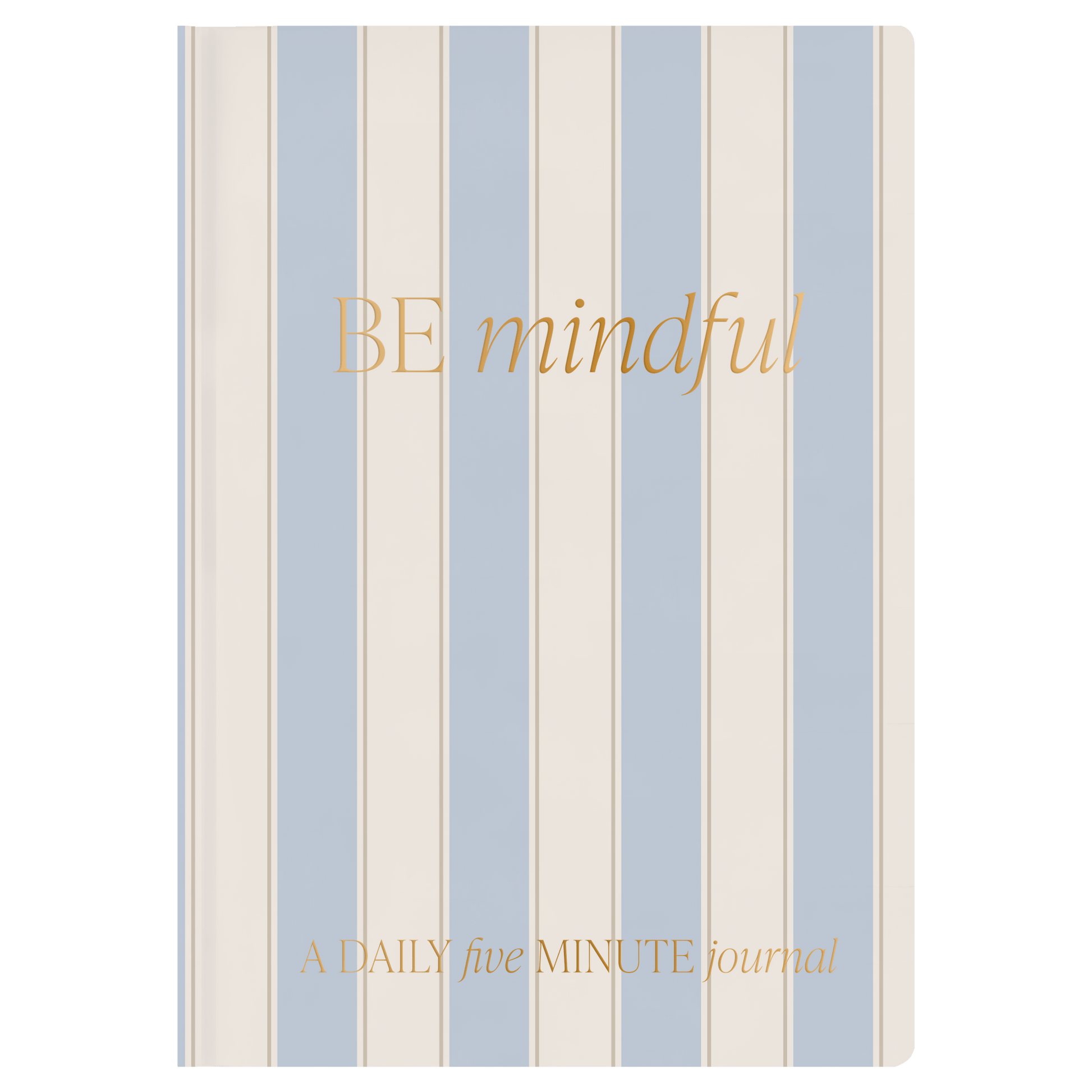 Be Mindful Striped Journal - The Peony Haus