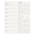 Weekly Meal Planner Notepad - The Peony Haus