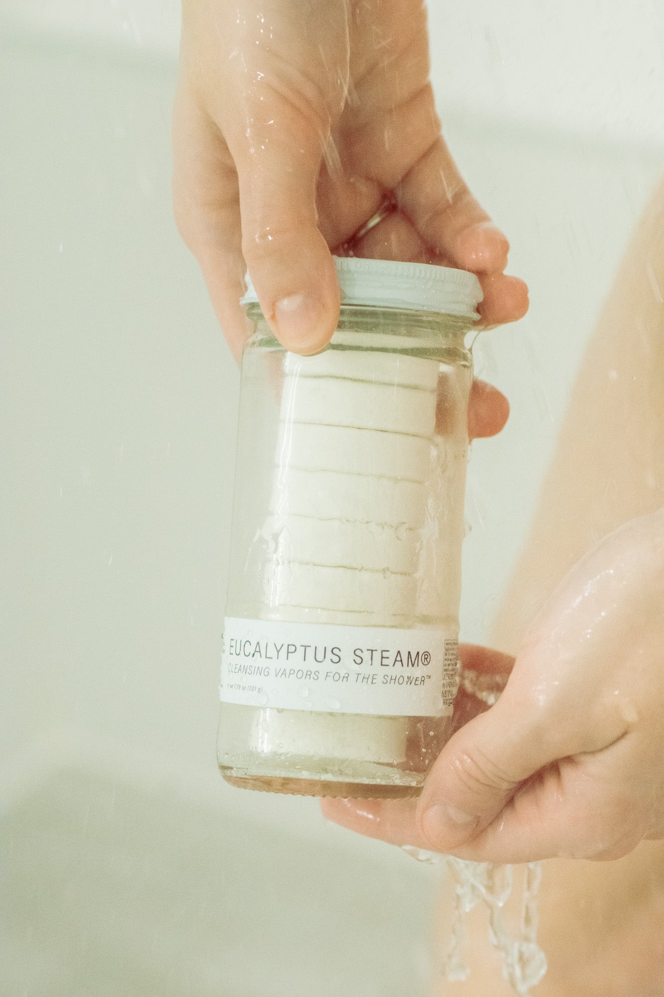 EUCALYPTUS STEAM® Cleansing vapors for the shower® - Normal Jar - No Tox Life®