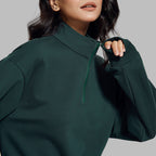 Long Collar Fitness Sports Sweater