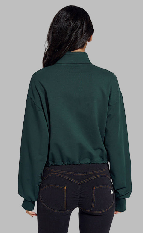 Long Collar Fitness Sports Sweater