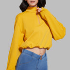 Long Collar Fitness Sports Sweater