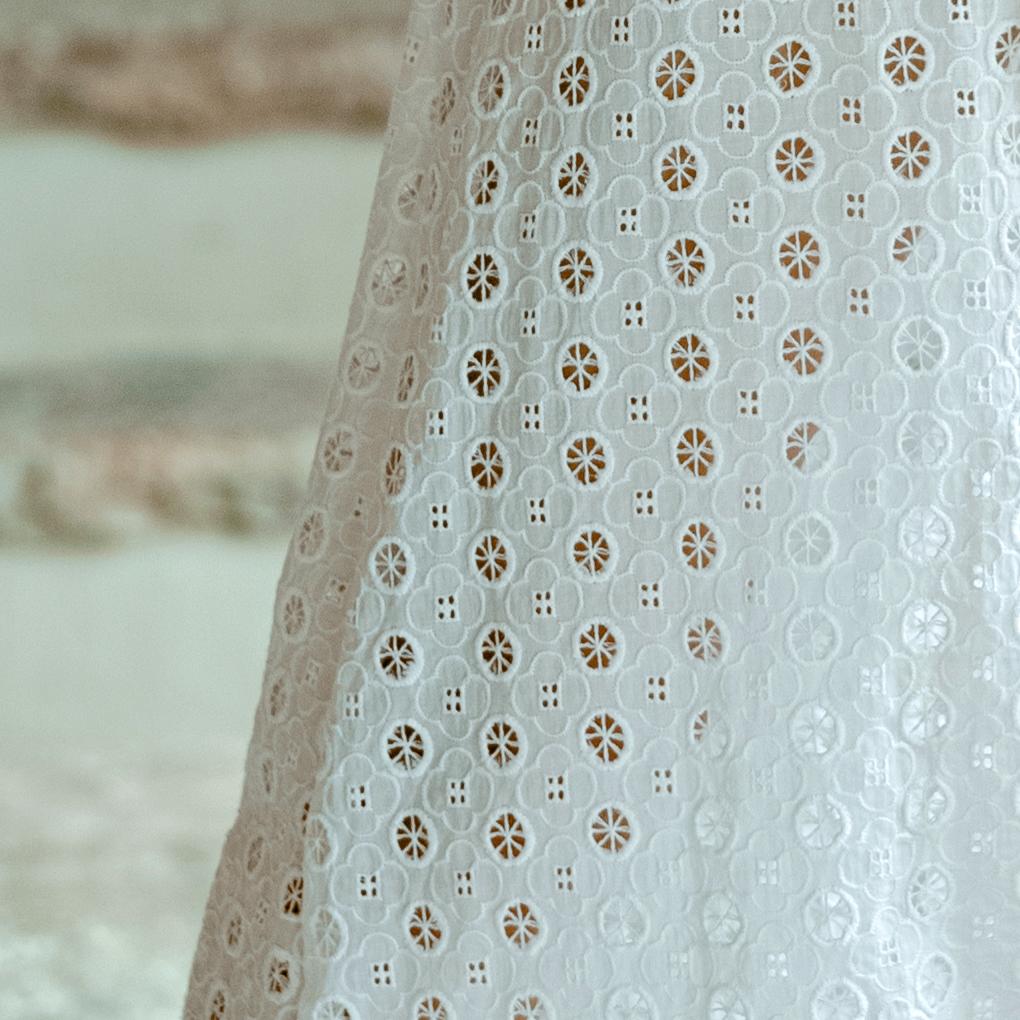 OLYMPIA Embroidered Cotton Dress - The Peony Haus