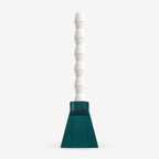 ZAI Geometric Pillar Candle in Ivory