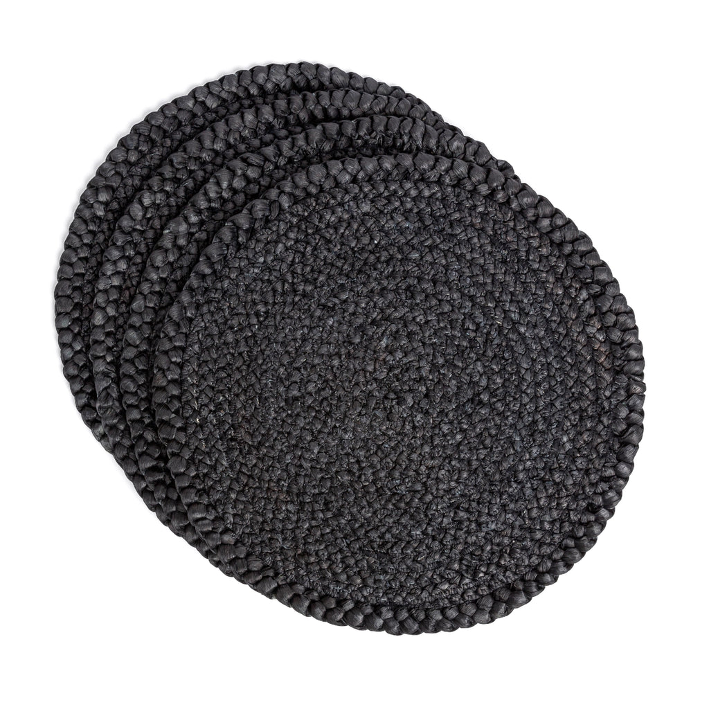 Over&back Natural Round Woven Placemats