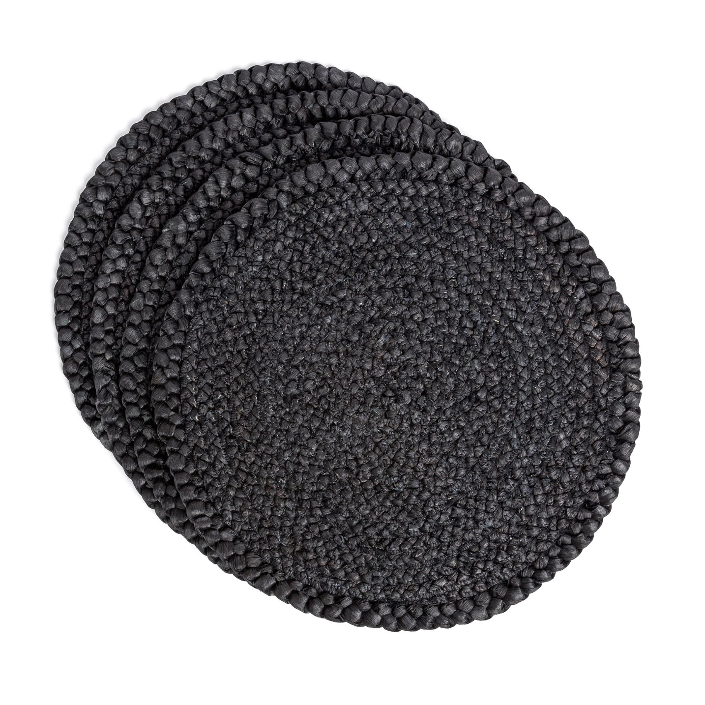 Over&back Natural Round Woven Placemats