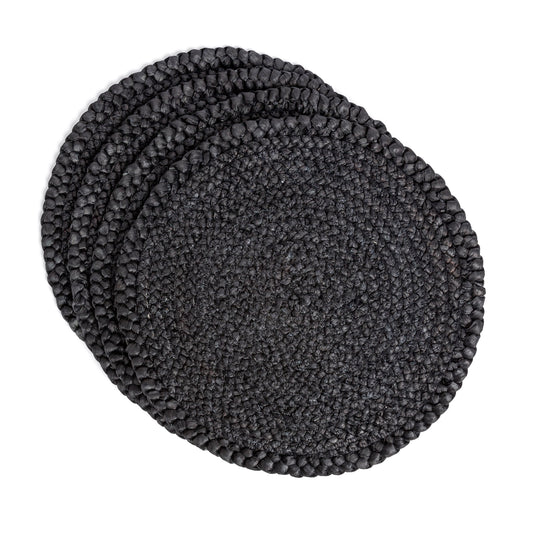Over&back Natural Round Woven Placemats - The Peony Haus