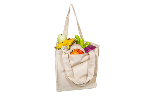 Canvas Grocery Tote Bags - The Peony Haus