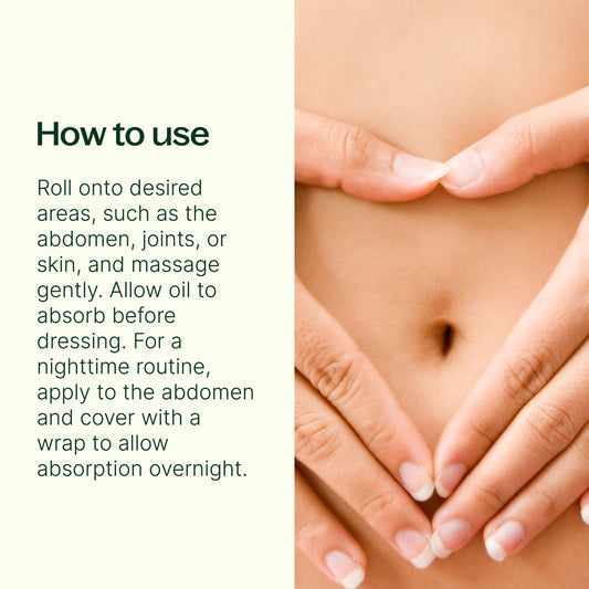 Organic Castor Body Oil Roll-On - The Peony Haus