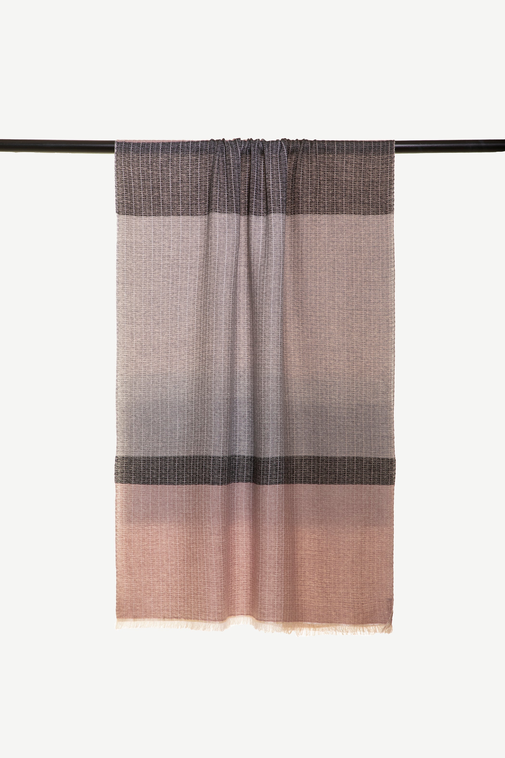 Rough Weave Plain Unisex Cashmere Scarf