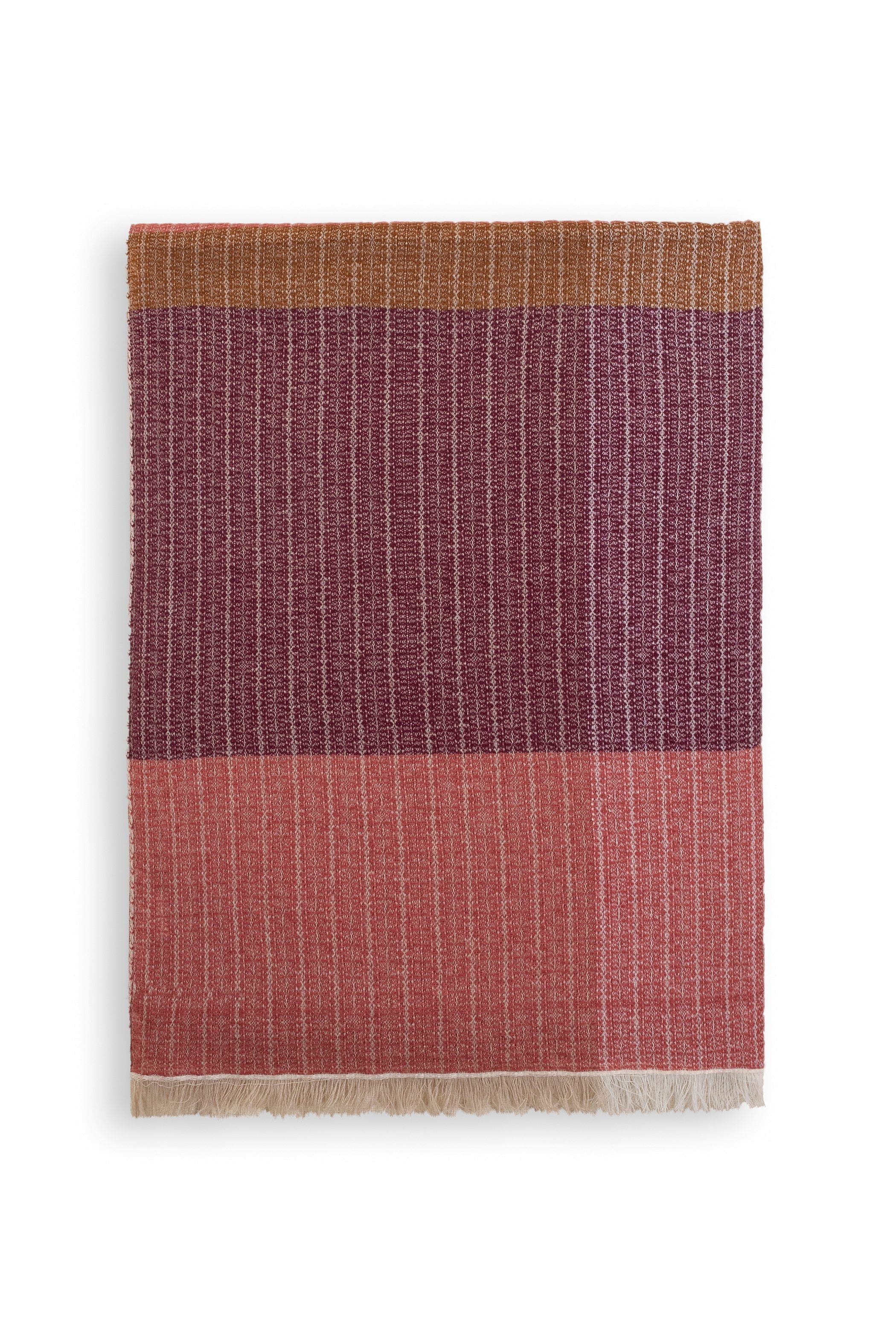 Rough Weave Plain Unisex Cashmere Scarf