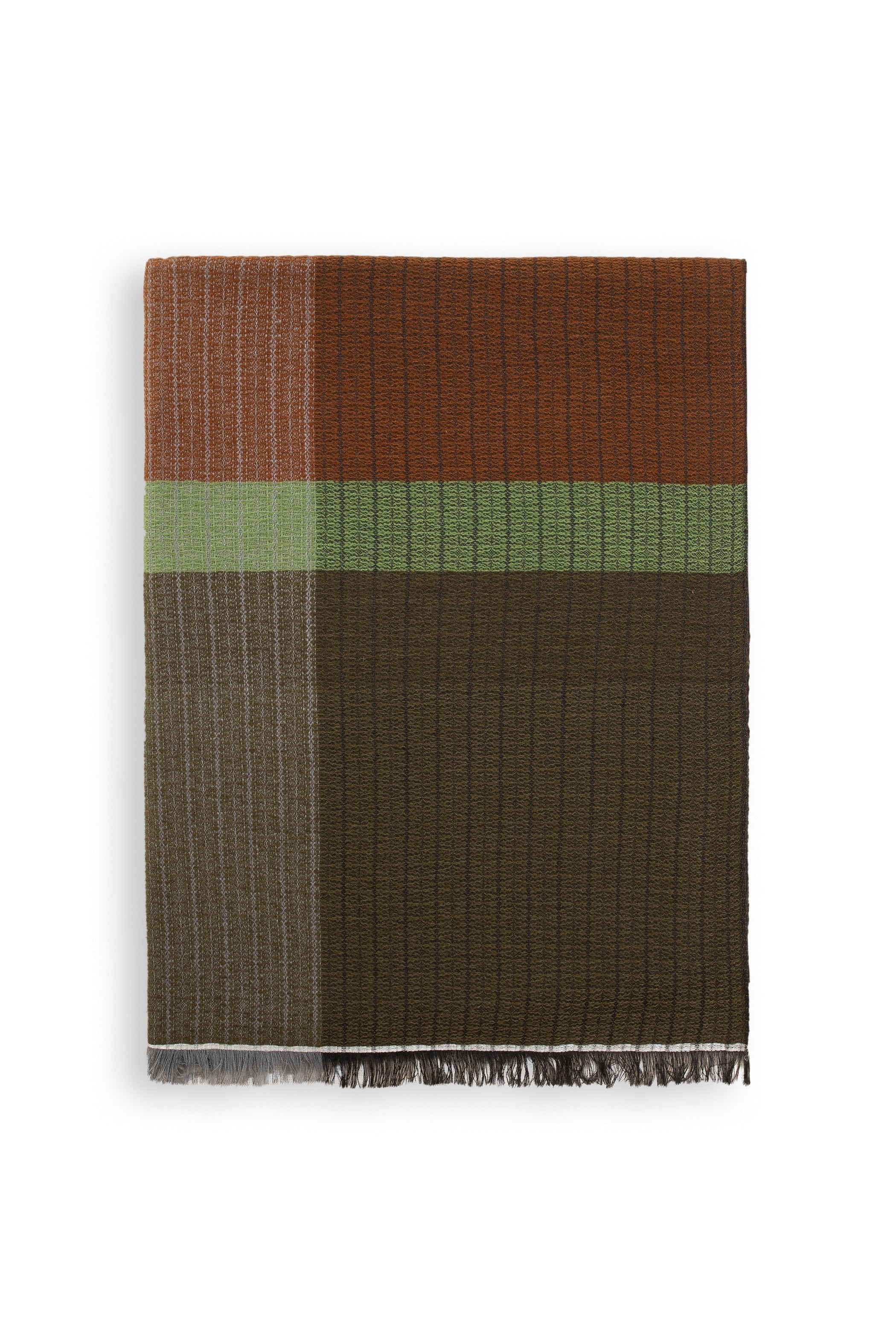 Rough Weave Plain Unisex Cashmere Scarf