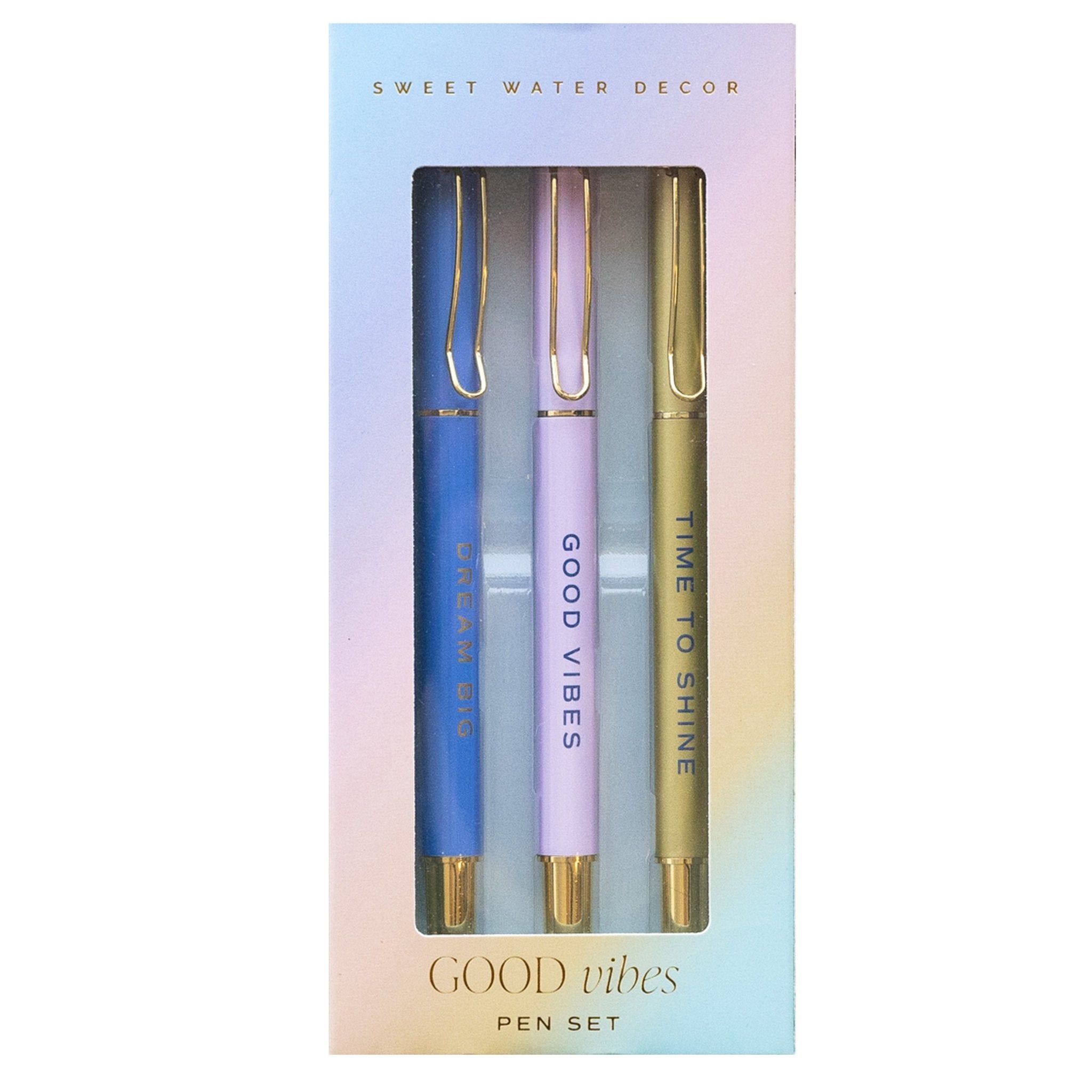 Good Vibes Pen Set - The Peony Haus