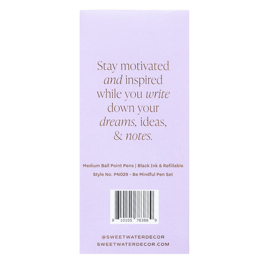 Be Mindful Pen Set - The Peony Haus