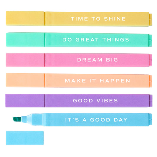 Do Great Things Highlighters Set - The Peony Haus