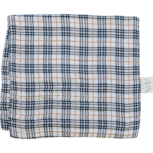 Vintage Plaid Muslin Burp Cloth - The Peony Haus