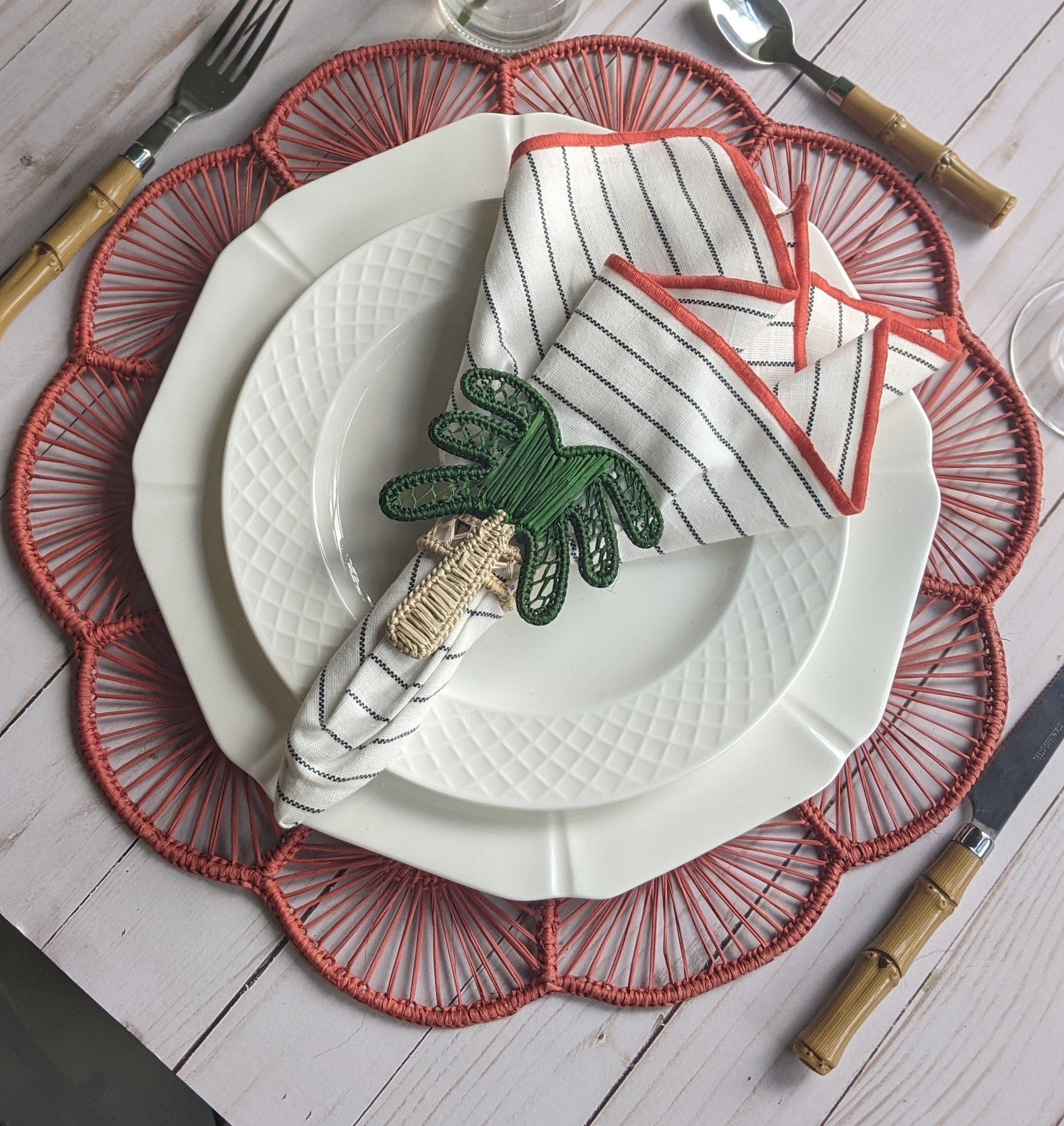 Palm Handwoven Iraca Napkin Ring