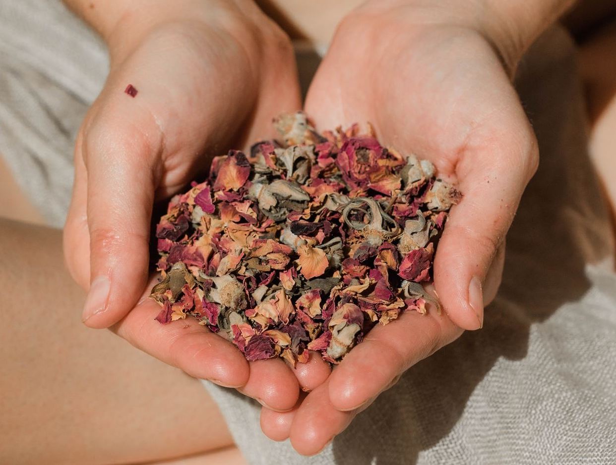 Organic Rose Petals | Ayurvedic Herbal Ally for Heart-Opening - The Peony Haus