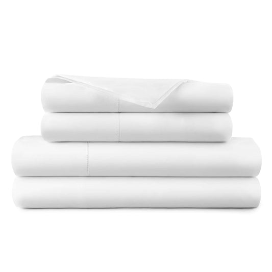 270 TC Percale Sheet Sets – Limited Edition Picot Embroidery -  GOTS certified