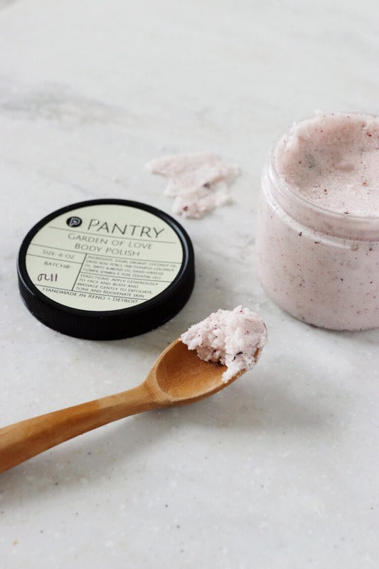 Garden of Love Body Polish - Exfoliating Sugar Scrub - The Peony Haus