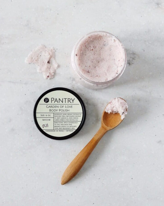 Garden of Love Body Polish - Exfoliating Sugar Scrub - The Peony Haus