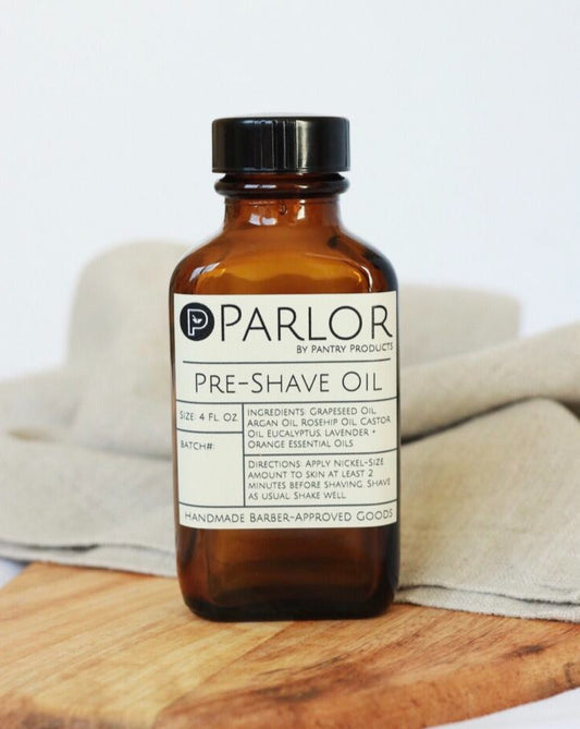 Parlor by Pantry - Pre-Shave Oil - Get an Ultra-Smooth Shave without Irritation - The Peony Haus