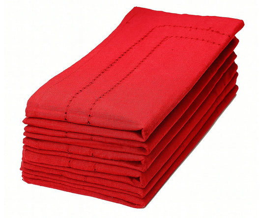 Cloth Dinner Napkins for Wedding Reception - Ivory, Red, Blue, Black, Navy, Green