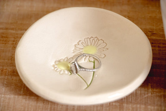 Birth Flower Ring Dish - The Peony Haus