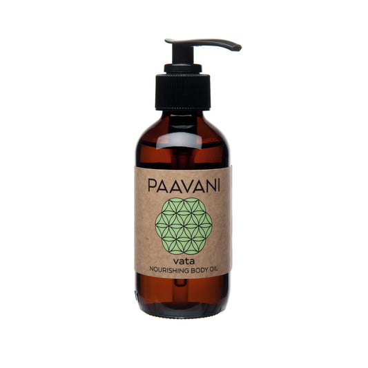 Vata Body Oil | Nourishing Ayurvedic Abhyanga Oil for Dry Skin - The Peony Haus