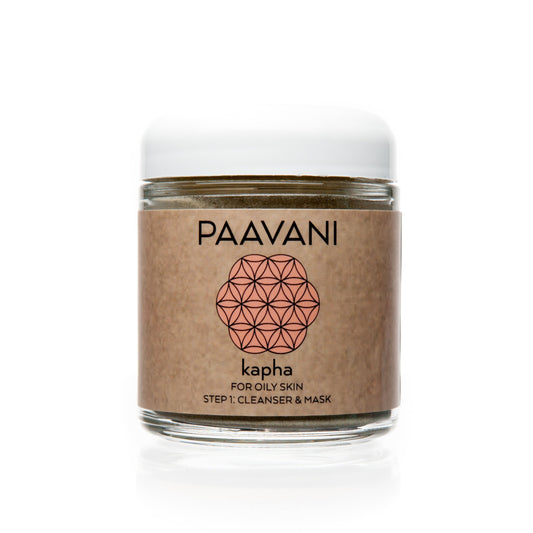 Kapha Cleanser & Mask  | Ayurvedic Cleansing Grains for Oily, Congested Skin - The Peony Haus