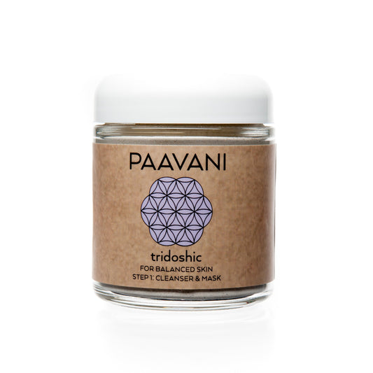 Tridoshic Cleanser & Mask | Ayurvedic Cleansing Grains for Balanced, & Radiant Skin - The Peony Haus