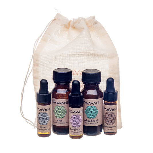 Dinacharya Ritual Kit | Ayurvedic Daily Self-Care for Balance & Vitality - The Peony Haus