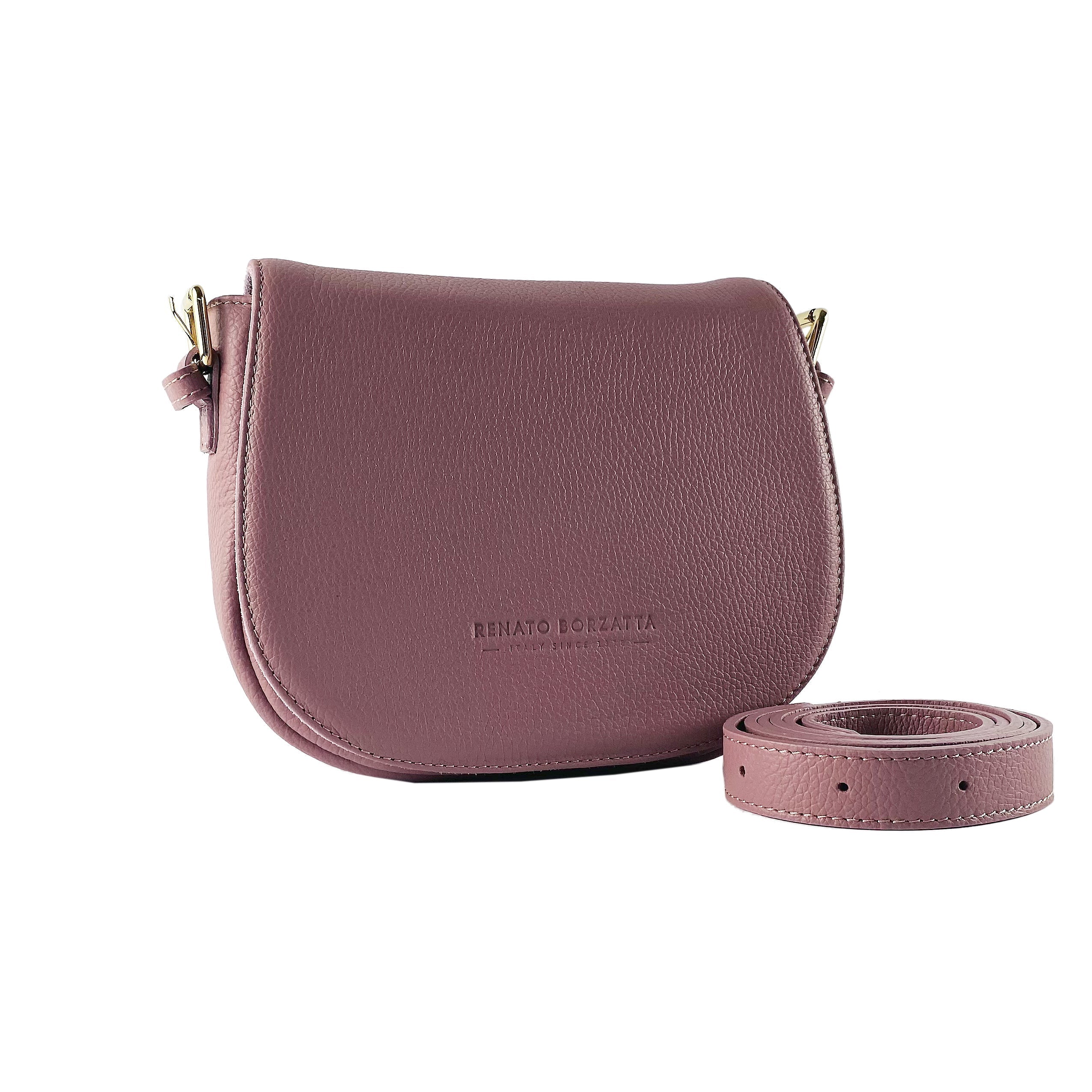 RB1002AZ | Borsa a Tracolla  in Vera Pelle Made in Italy con Tracolla