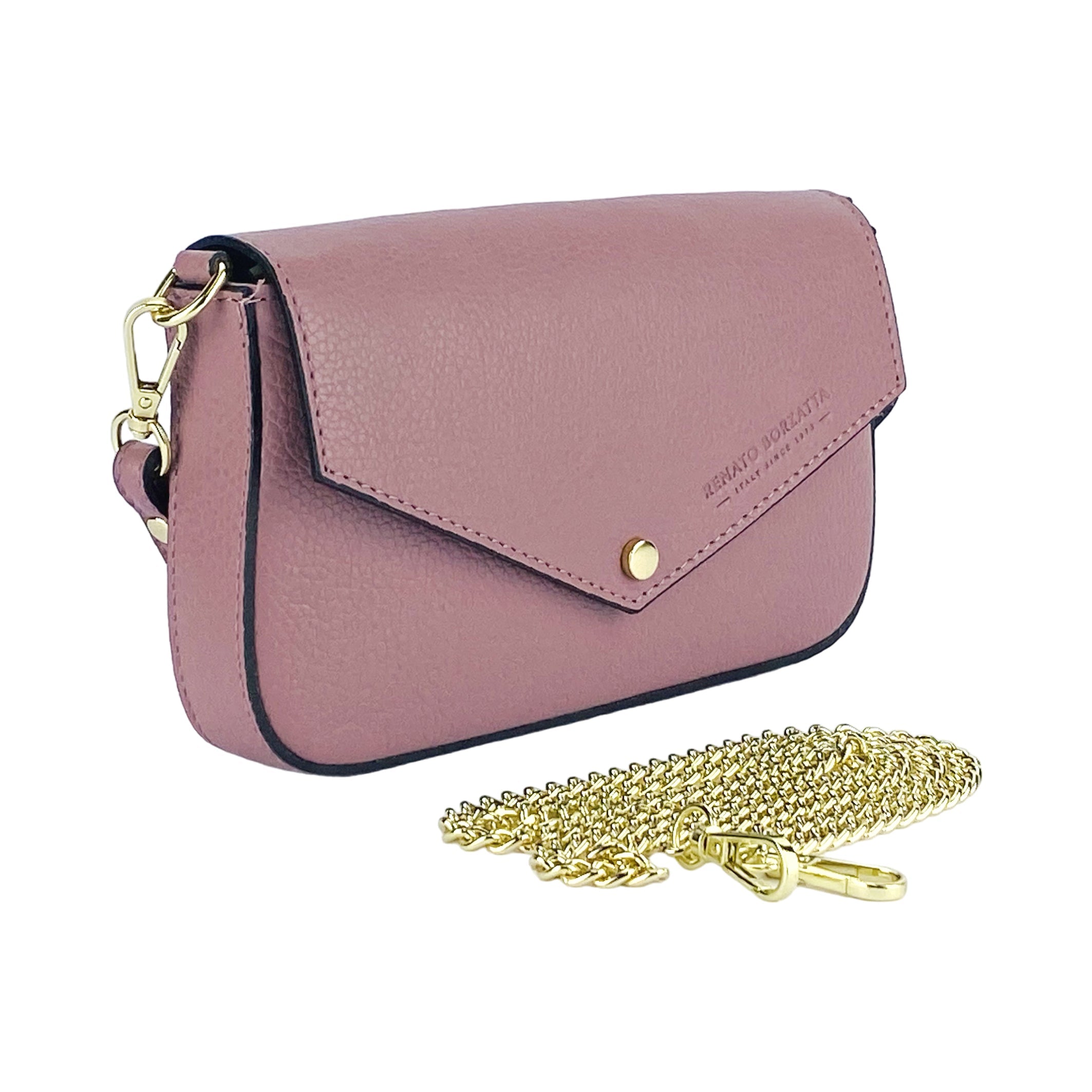 RB1023AZ | Borsa piccola a Spalla con Tracolla a catena removibile in