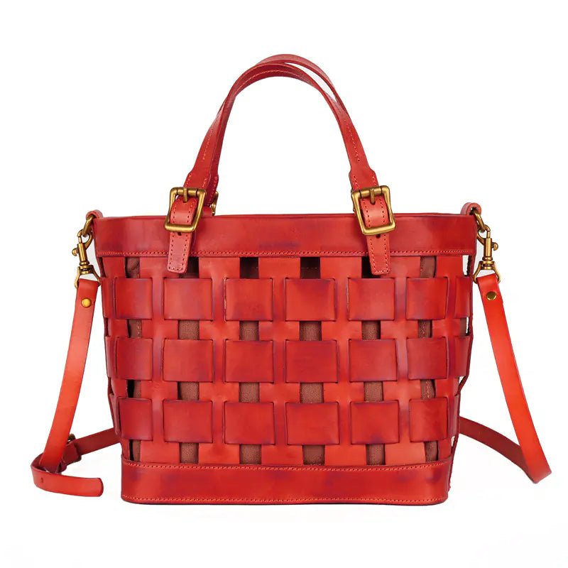 Hollow Leather Bag
